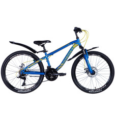 Велосипед Discovery FLINT 24" Хардтейл 2024 з крилом Pl без багажника DD