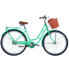 Велосипед Dorozhnik RETRO 28" Жорстка 2024 з крилом St з багажником задн St гальмівна