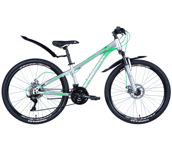 Велосипед Discovery TREK 26" Хардтейл 2024 з крилом Pl без багажника DD тріскачка